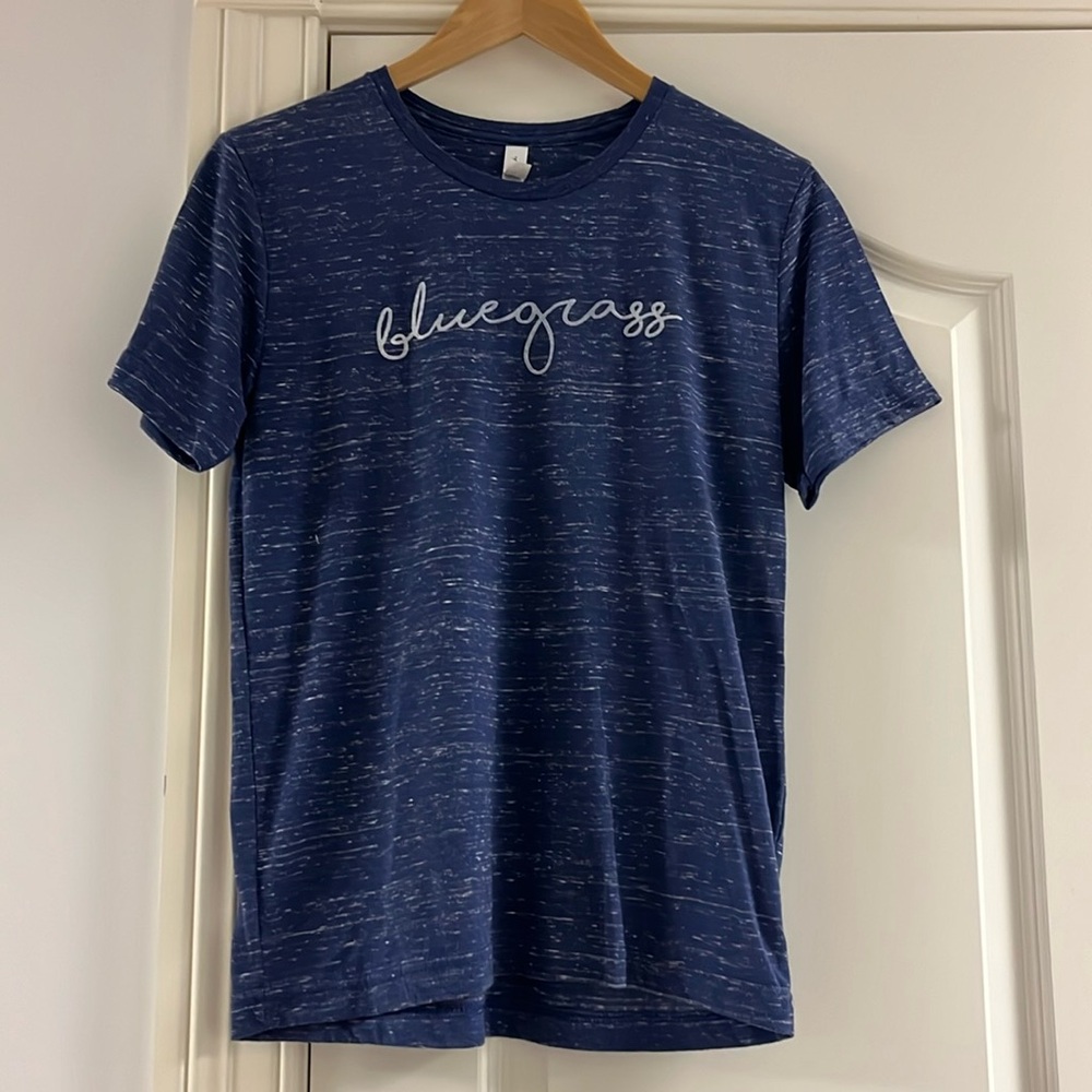 Boutique “Bluegrass” Heather Blue T-shirt